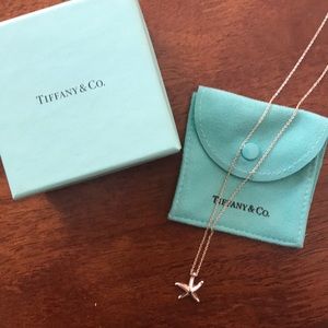 Tiffany & Co. sterling silver starfish necklace